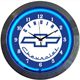 www.meinvoyager.de - NEON UHR -CHEVROLET/WEISS